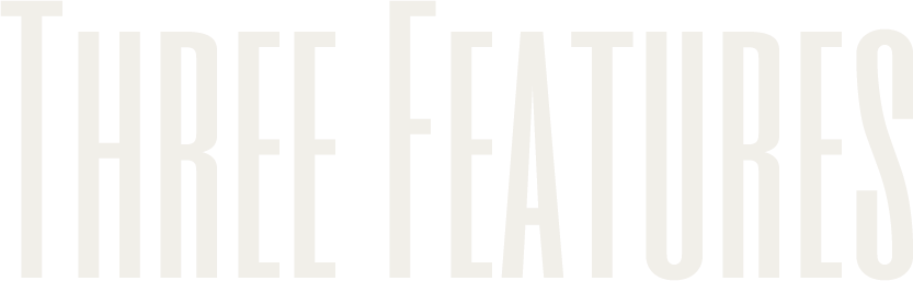 THREE FEATURES